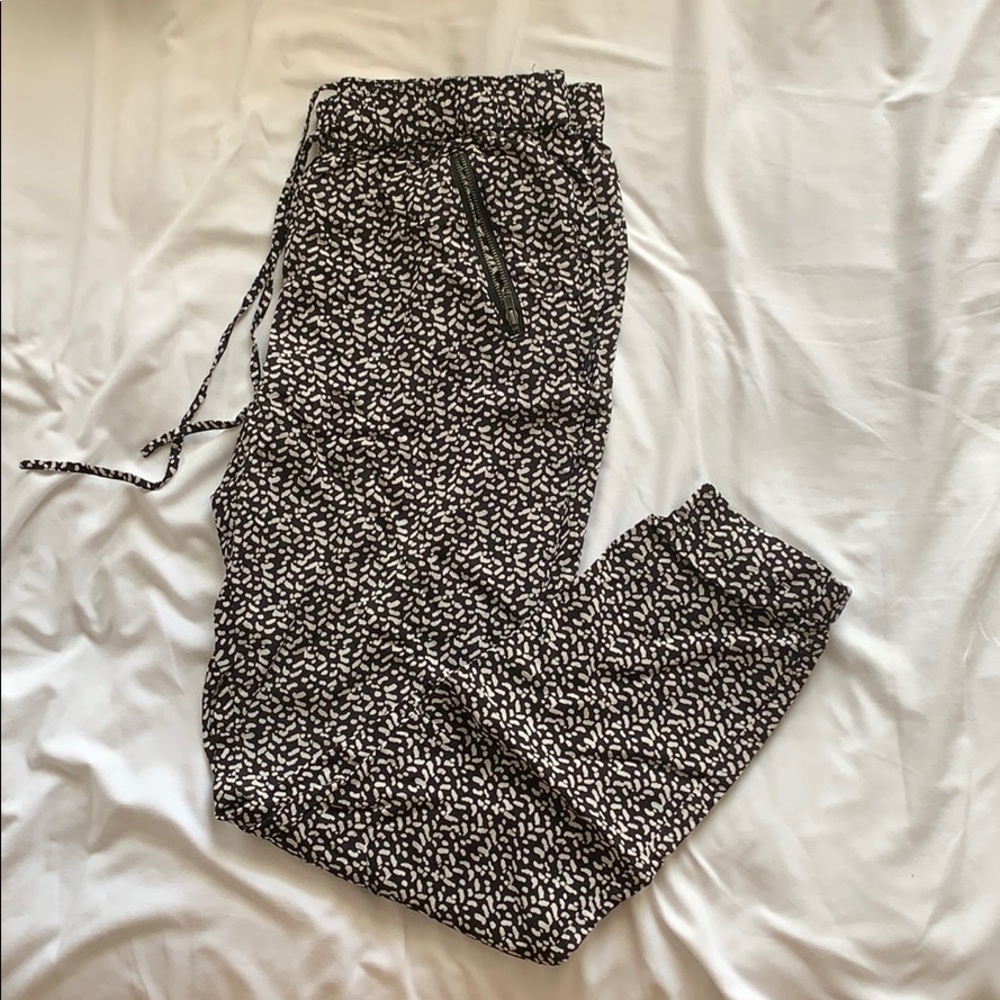 GAP Factory Black & White Joggers